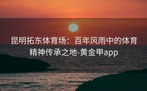 昆明拓东体育场：百年风雨中的体育精神传承之地-黄金甲app