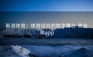 新浪体育：体育综合的数字舞台-黄金甲app
