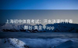 上海初中体育考试：汗水浇灌的青春舞台-黄金甲app