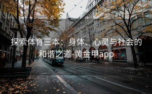 探索体育三本：身体、心灵与社会的和谐之道-黄金甲app