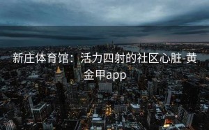 新庄体育馆：活力四射的社区心脏-黄金甲app