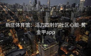 新庄体育馆：活力四射的社区心脏-黄金甲app