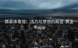 赣县体育馆：活力与梦想的殿堂-黄金甲app