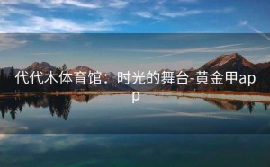 代代木体育馆：时光的舞台-黄金甲app