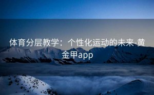 体育分层教学：个性化运动的未来-黄金甲app