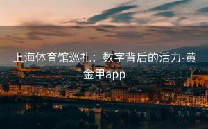 上海体育馆巡礼：数字背后的活力-黄金甲app