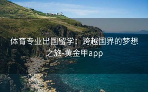 体育专业出国留学：跨越国界的梦想之旅-黄金甲app