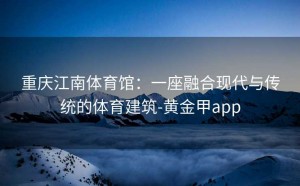重庆江南体育馆：一座融合现代与传统的体育建筑-黄金甲app