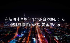 在航海体育场停车场的奇妙经历：从混乱到惊喜的旅程-黄金甲app