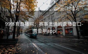 99体育直播网：赛事激情的直播窗口-黄金甲app
