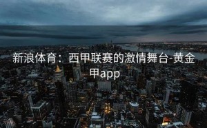 新浪体育：西甲联赛的激情舞台-黄金甲app