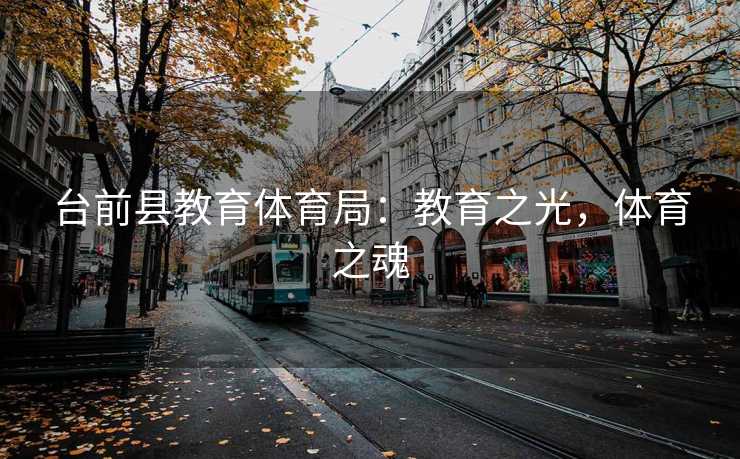 台前县教育体育局：教育之光，体育之魂