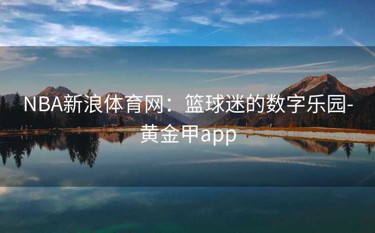 NBA新浪体育网：篮球迷的数字乐园-黄金甲app