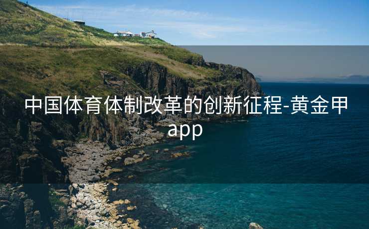 中国体育体制改革的创新征程-黄金甲app