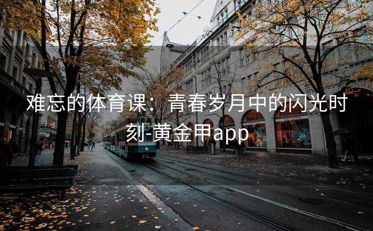 难忘的体育课：青春岁月中的闪光时刻-黄金甲app