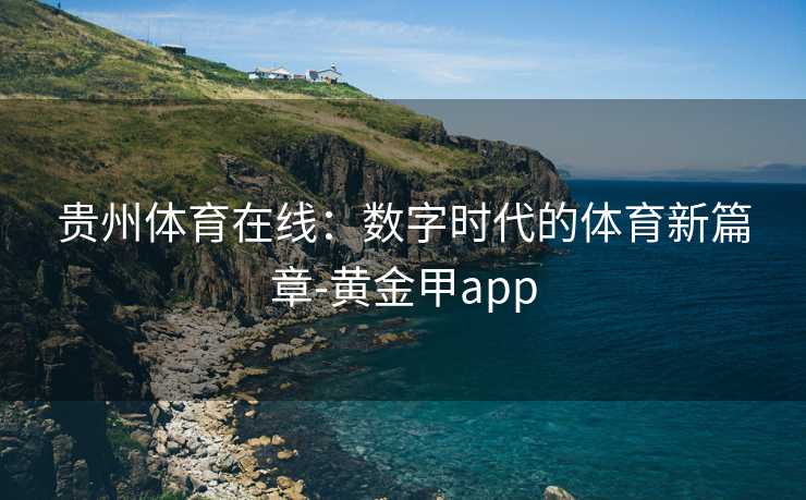 贵州体育在线：数字时代的体育新篇章-黄金甲app
