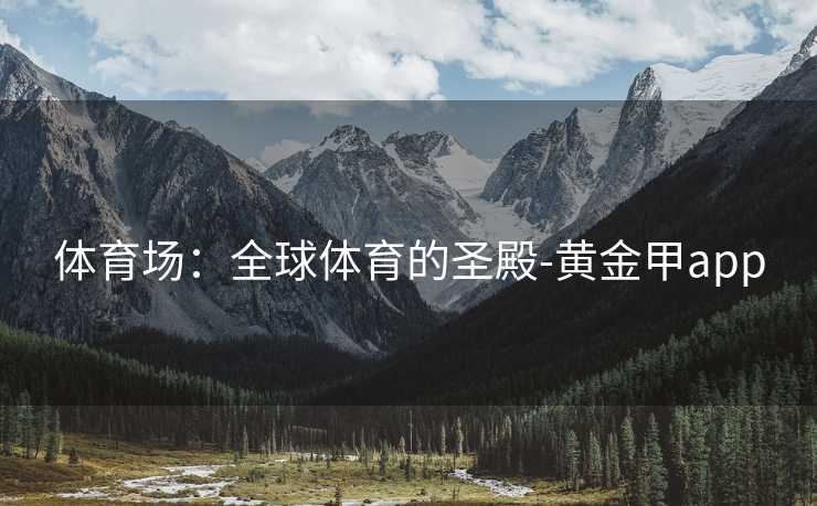 体育场：全球体育的圣殿-黄金甲app
