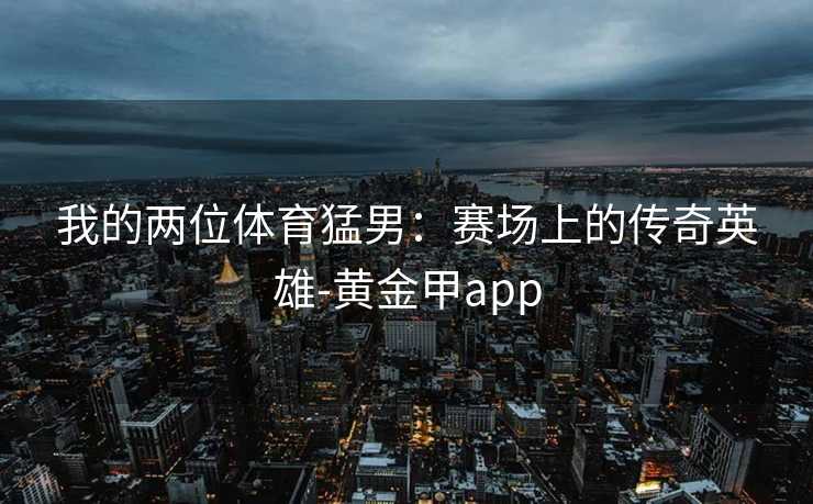 我的两位体育猛男：赛场上的传奇英雄-黄金甲app