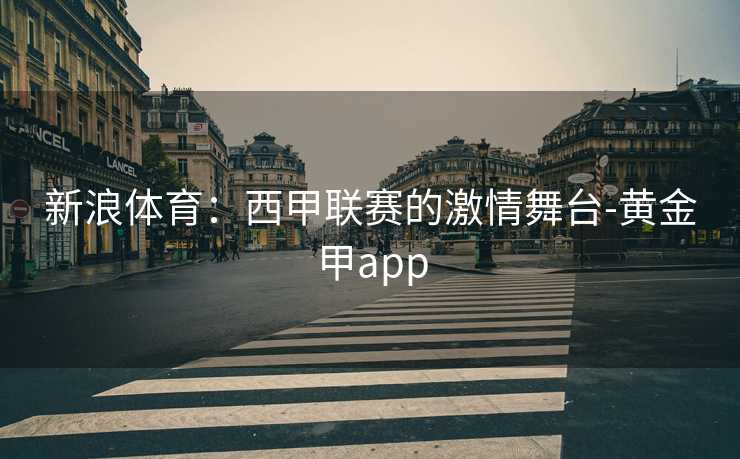 新浪体育：西甲联赛的激情舞台-黄金甲app
