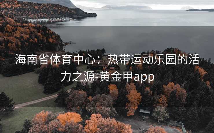 海南省体育中心：热带运动乐园的活力之源-黄金甲app