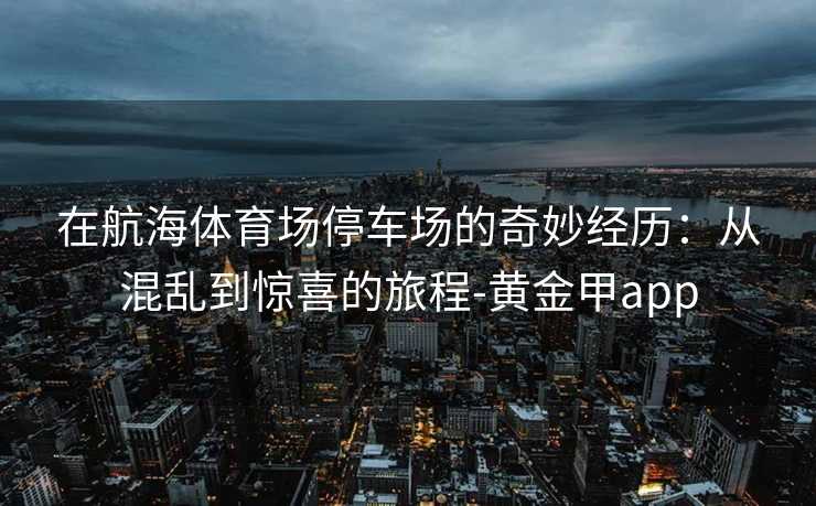 在航海体育场停车场的奇妙经历：从混乱到惊喜的旅程-黄金甲app