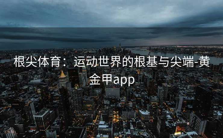 根尖体育：运动世界的根基与尖端-黄金甲app