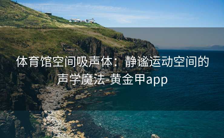 体育馆空间吸声体：静谧运动空间的声学魔法-黄金甲app