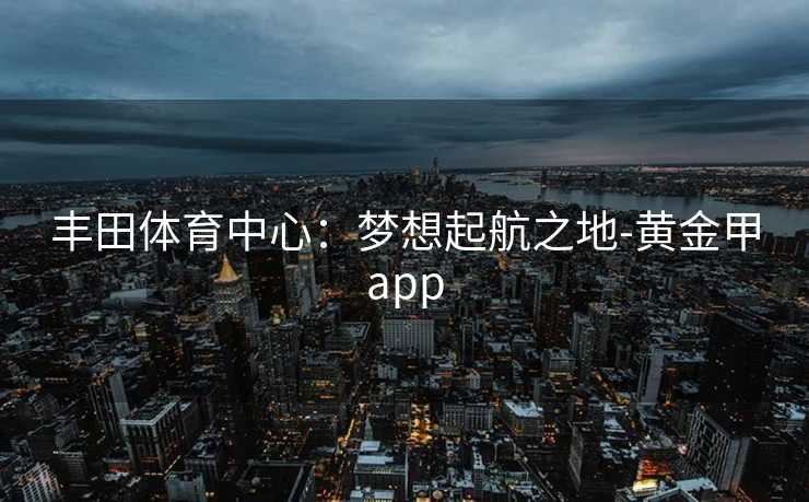 丰田体育中心：梦想起航之地-黄金甲app