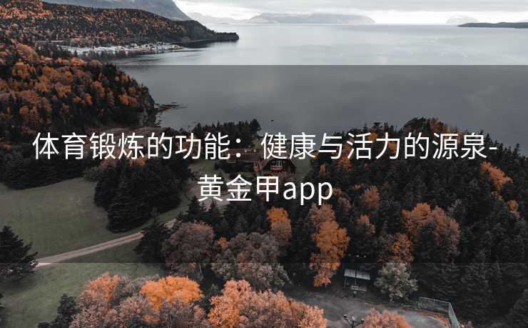 体育锻炼的功能：健康与活力的源泉-黄金甲app