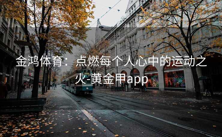 金鸿体育：点燃每个人心中的运动之火-黄金甲app