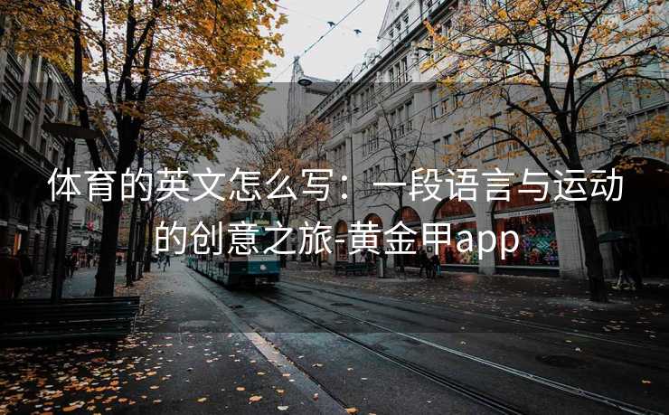 体育的英文怎么写：一段语言与运动的创意之旅-黄金甲app