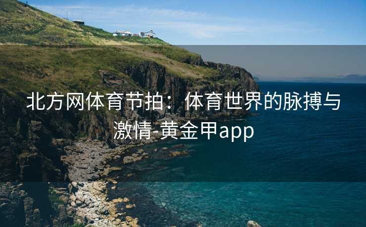 北方网体育节拍：体育世界的脉搏与激情-黄金甲app