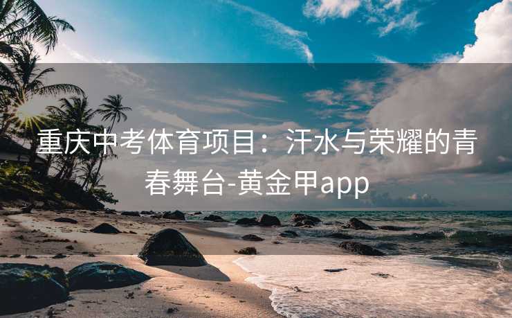 重庆中考体育项目：汗水与荣耀的青春舞台-黄金甲app