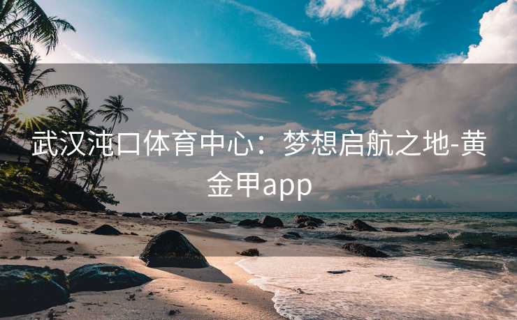 武汉沌口体育中心:梦想启航之地-黄金甲app 武汉沌口体育中心:梦想启航之地-黄金甲app