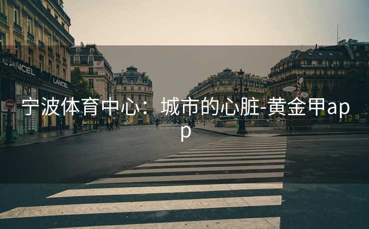 宁波体育中心：城市的心脏-黄金甲app