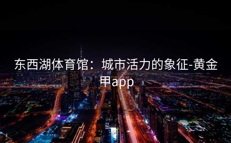 东西湖体育馆：城市活力的象征-黄金甲app