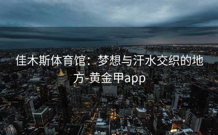 佳木斯体育馆：梦想与汗水交织的地方-黄金甲app