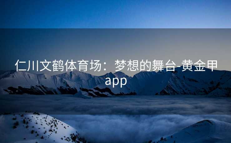 仁川文鹤体育场：梦想的舞台-黄金甲app