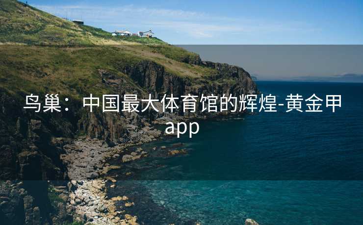 鸟巢：中国最大体育馆的辉煌-黄金甲app