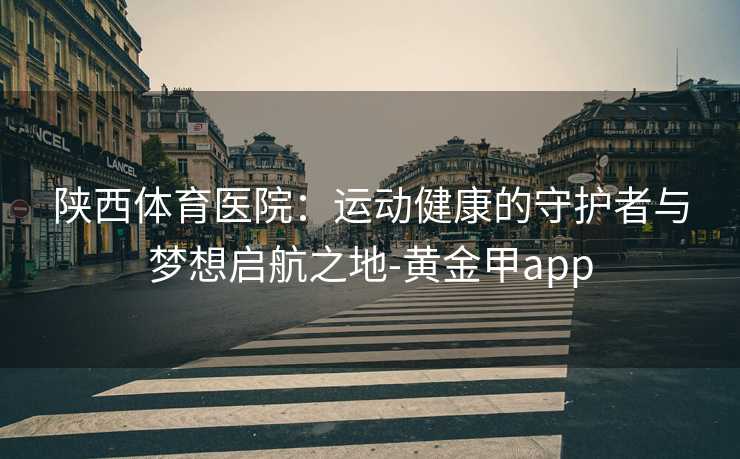 陕西体育医院：运动健康的守护者与梦想启航之地-黄金甲app