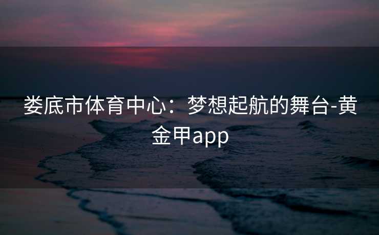娄底市体育中心：梦想起航的舞台-黄金甲app