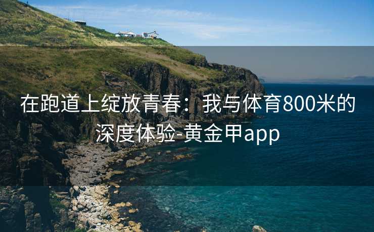 在跑道上绽放青春：我与体育800米的深度体验-黄金甲app