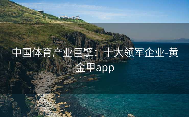 中国体育产业巨擘：十大领军企业-黄金甲app