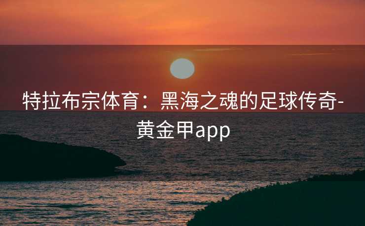 特拉布宗体育：黑海之魂的足球传奇-黄金甲app