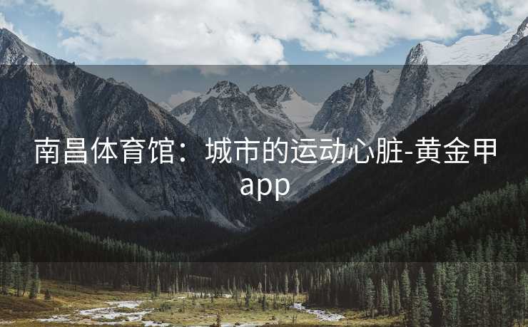 南昌体育馆：城市的运动心脏-黄金甲app