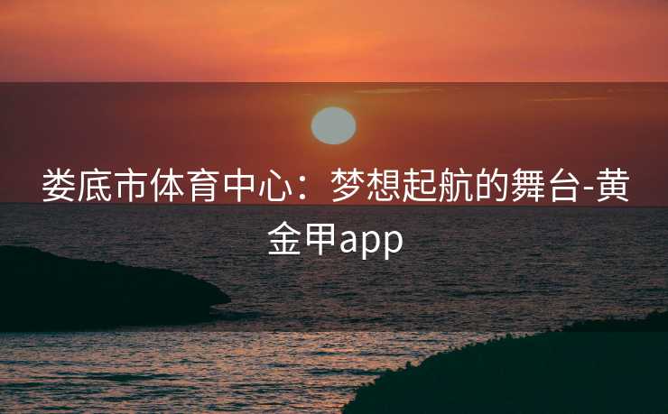 娄底市体育中心：梦想起航的舞台-黄金甲app