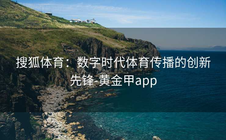 搜狐体育：数字时代体育传播的创新先锋-黄金甲app