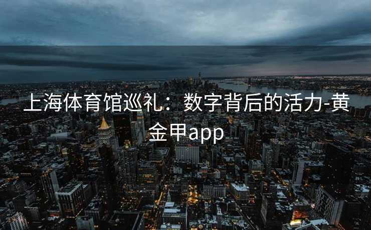 上海体育馆巡礼：数字背后的活力-黄金甲app