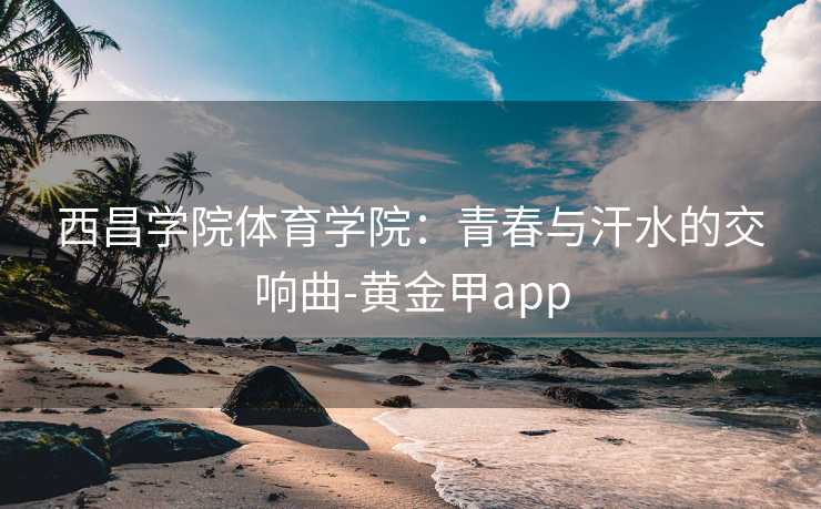 西昌学院体育学院:青春与汗水的交响曲-黄金甲app 西昌学院体育学院:青春与汗水的交响曲-黄金甲app
