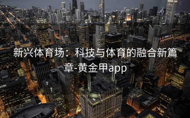 新兴体育场：科技与体育的融合新篇章-黄金甲app